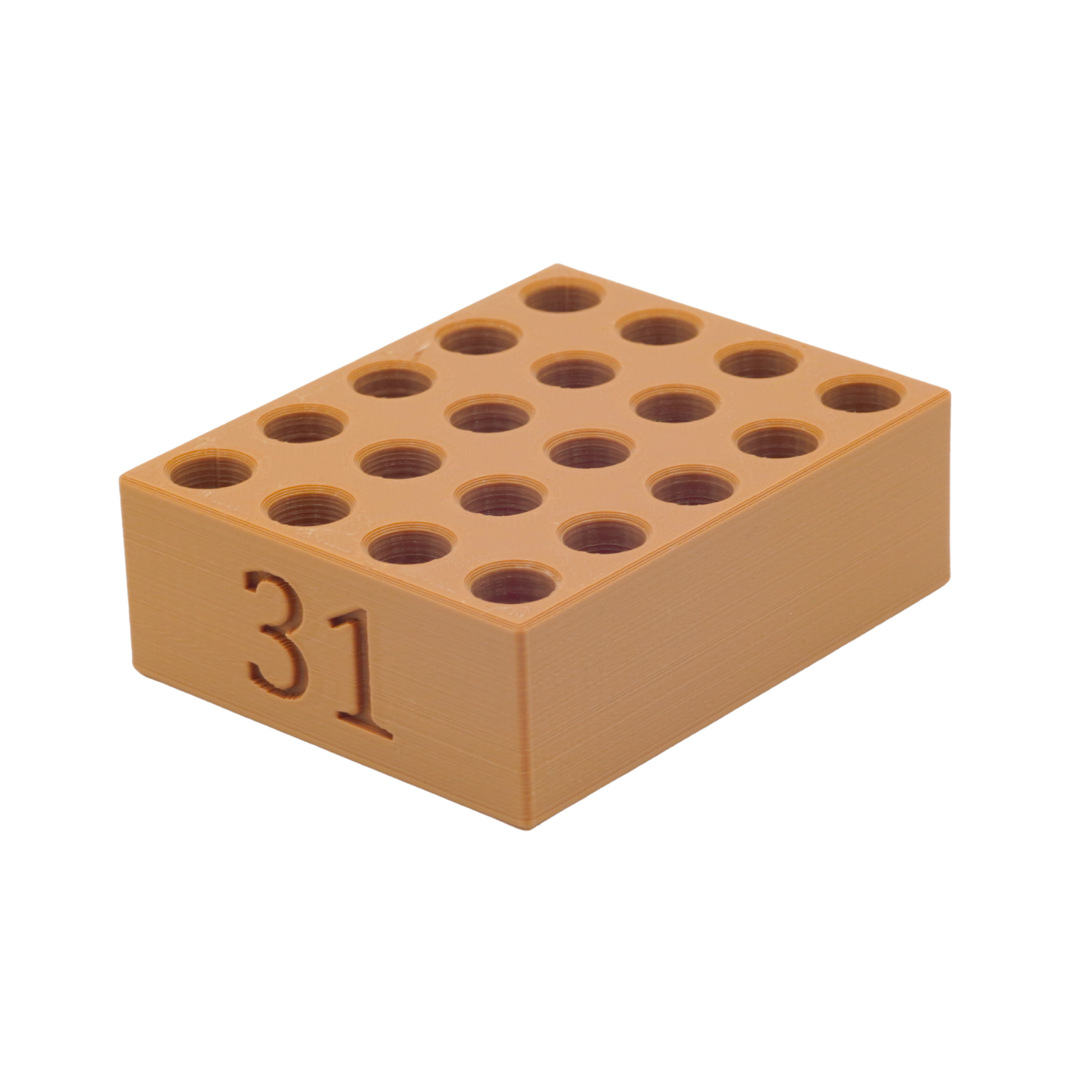 31 cal. Paper Cartridge Loading Block