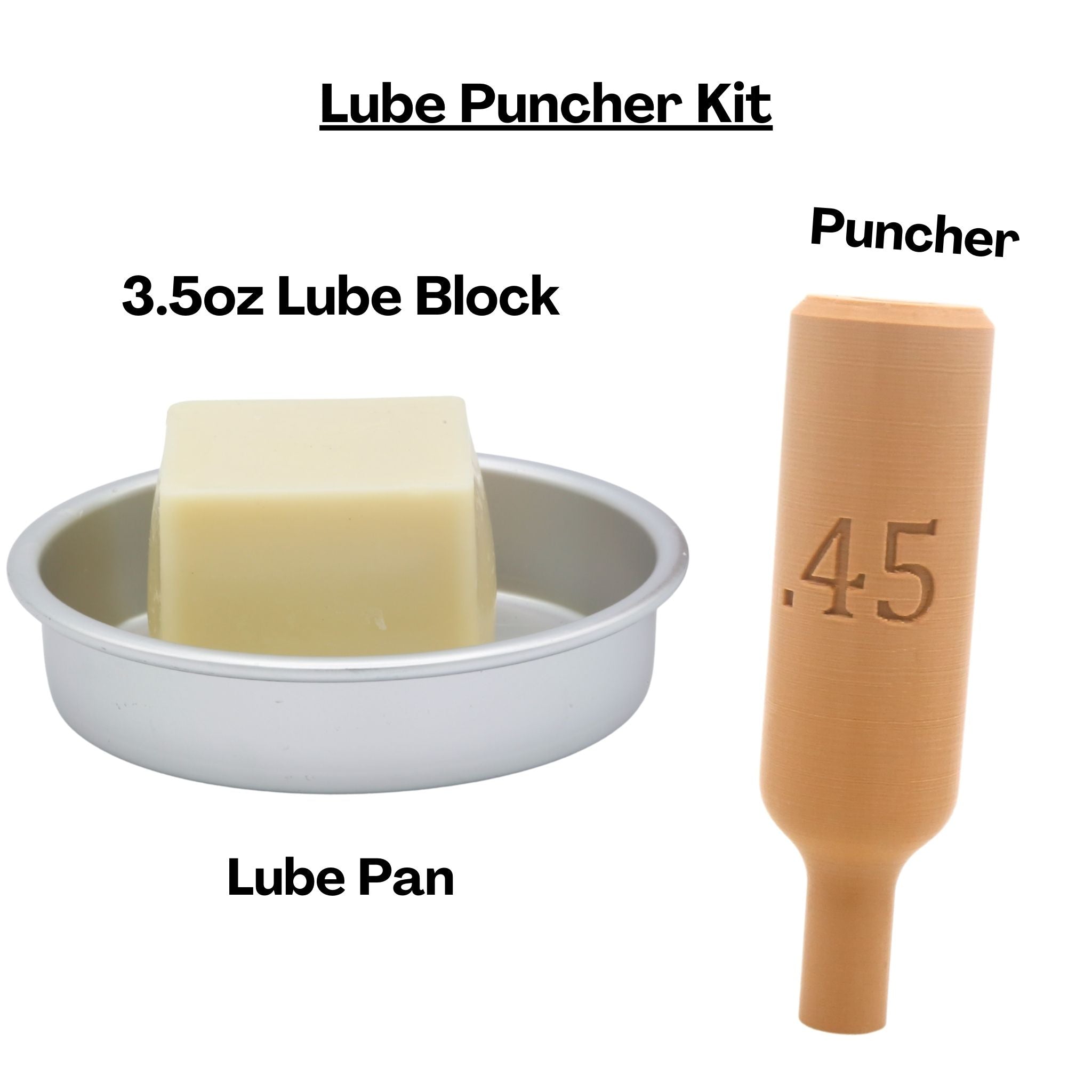 45 Caliber Pan Lube Punch Kit