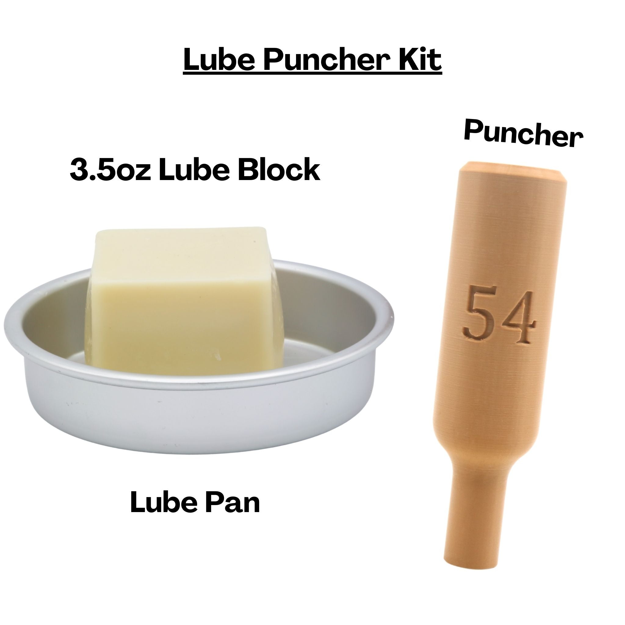 54 Caliber Pan Lube Punch Kit
